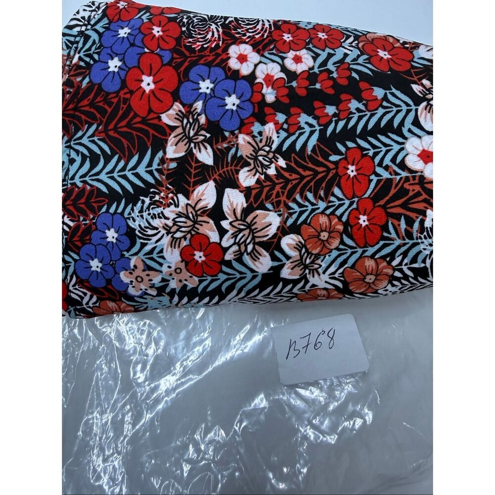 Luxury Boutique Floral Print Tie Neck Long Sleeve Boho Blouse Size M - Picture 9 of 9